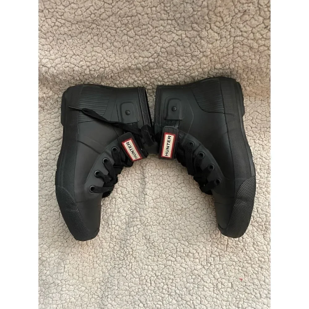 Sneakers HUNTER - Womens Original Hi- Top WFK1004RMA Black size 7